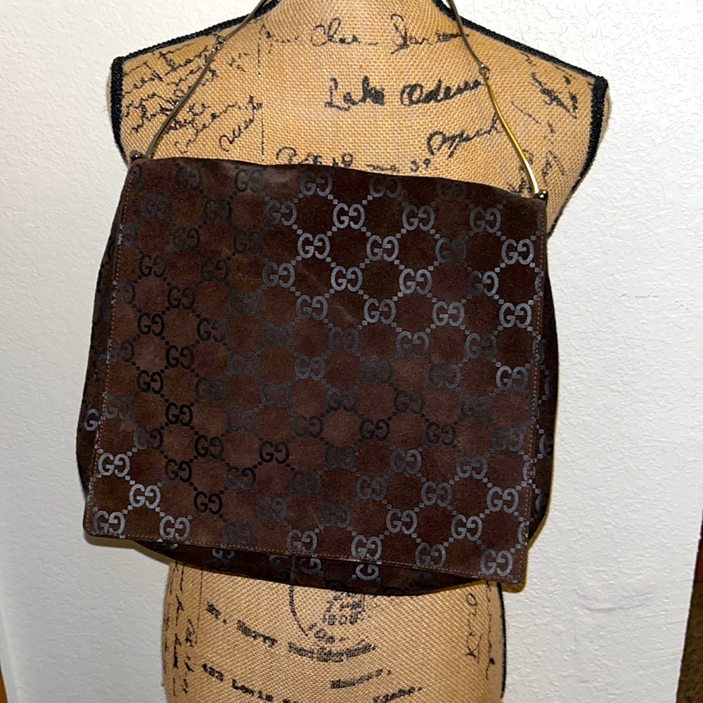 Rare *Authentic* GUCCI Suede Handbag